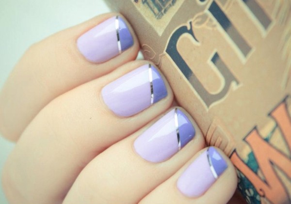 35 Nails Designs; How Do You Paint Your Nails? 88 unique-wedding-nail-art-bridal-beauty-details-lilac-silver-pastel-purple.original