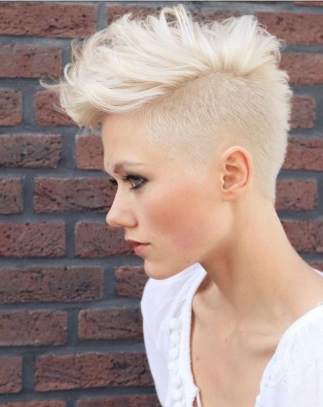 Sexiest Prom Hairstyles for Short Hairs 24 Platinum Undercut Hairstyle