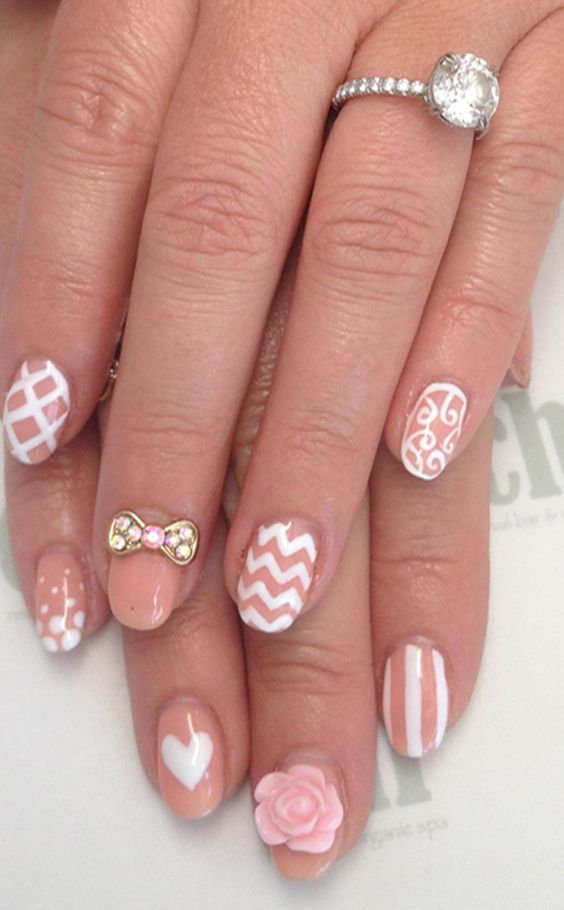 50+ Coolest Wedding Nail Design Ideas 37 9059703e13e178f49af2570926231f18