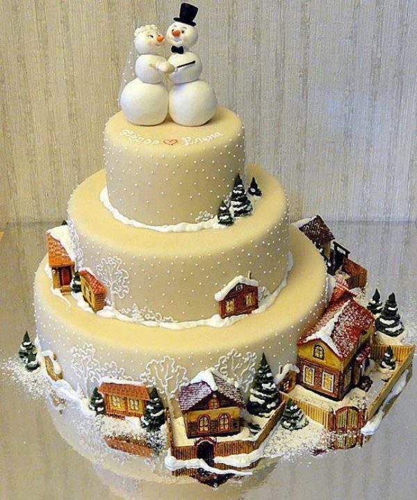 Christmas-Cake-Decoration-Ideas-2017-16 82+ Mouthwatering Christmas Cake Decoration Ideas