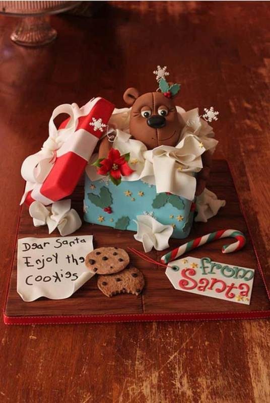 Christmas-Cake-Decoration-Ideas-2017-19 82+ Mouthwatering Christmas Cake Decoration Ideas