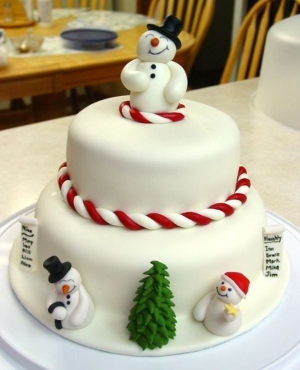 Christmas-Cake-Decoration-Ideas-2017-23 82+ Mouthwatering Christmas Cake Decoration Ideas