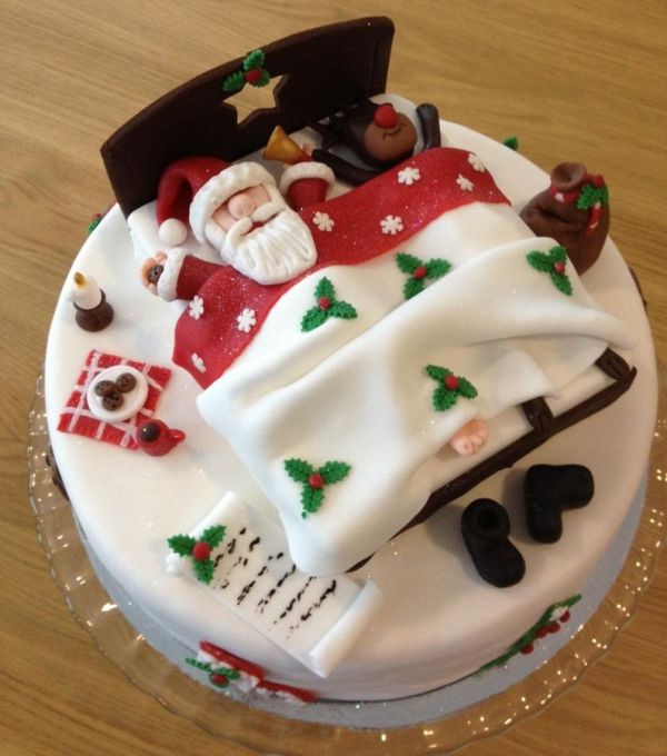 Christmas-Cake-Decoration-Ideas-2017-25 82+ Mouthwatering Christmas Cake Decoration Ideas