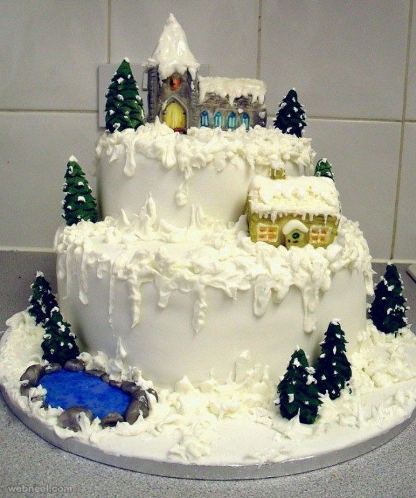 Christmas-Cake-Decoration-Ideas-2017-5 82+ Mouthwatering Christmas Cake Decoration Ideas