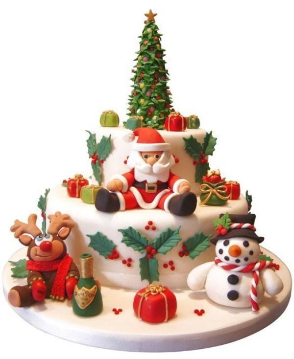 Christmas Cake Decoration Ideas 2017 (63)