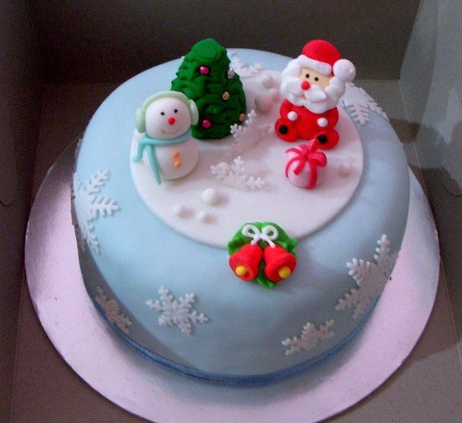 Christmas Cake Decoration Ideas 2017 (77)
