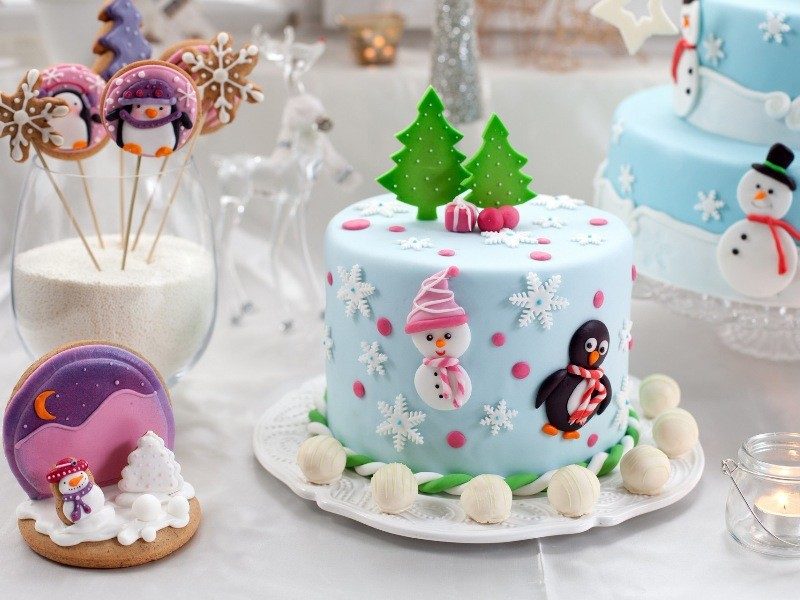 Christmas Cake Decoration Ideas 2017 (81)