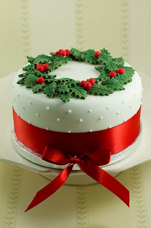 Christmas-Cake-Decoration-Ideas-2017-9 82+ Mouthwatering Christmas Cake Decoration Ideas
