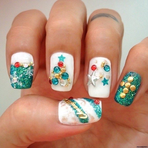 Christmas Nail Art Design Ideas 2017 (18)
