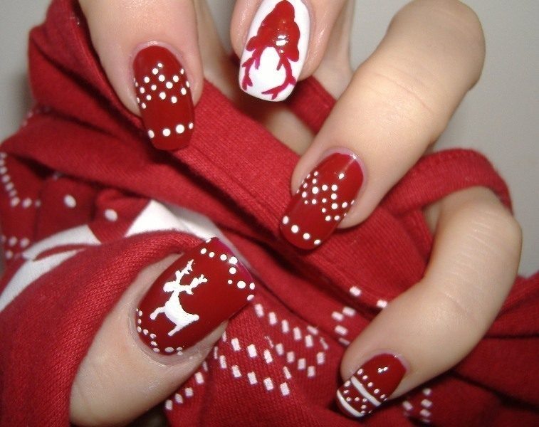 Christmas Nail Art Design Ideas 2017 (73)
