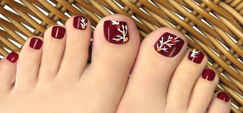 45+ Lovely Christmas Toenail Art Design Ideas 32 Christmas Toenail Art Design Ideas 2017 (30)