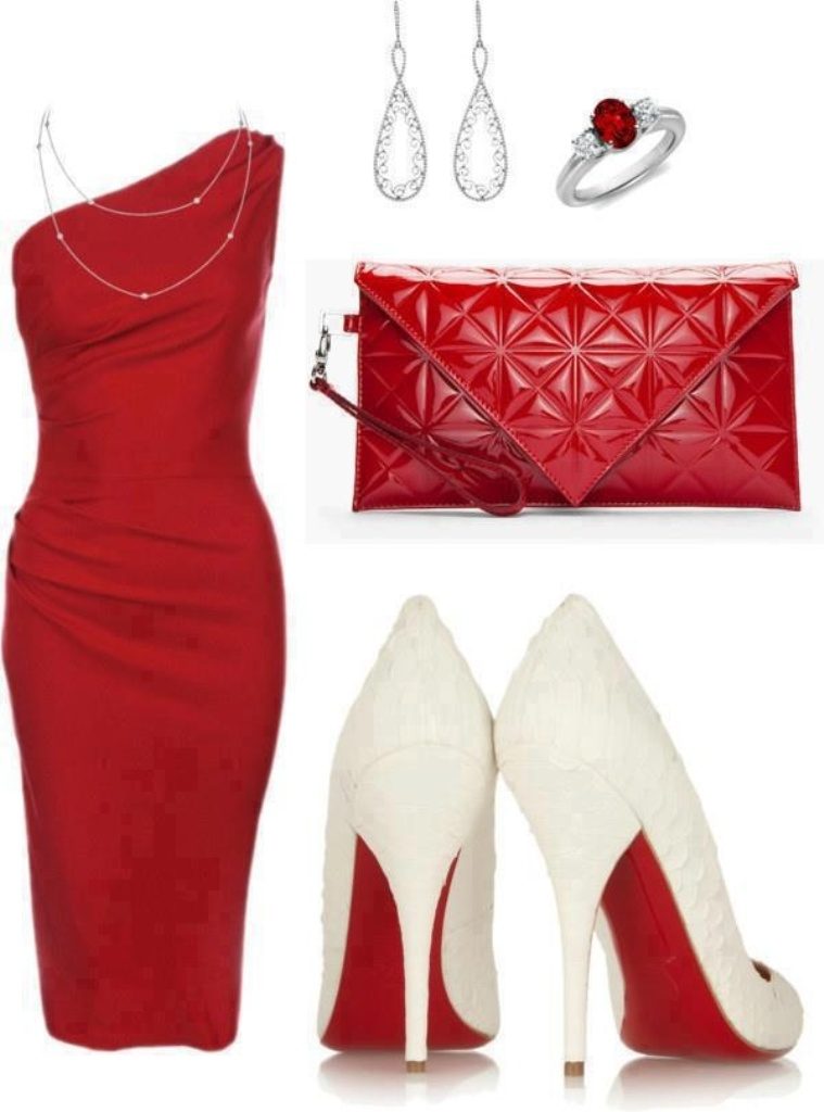 Вечерние платья туфли. Платье с красными туфлями. Лук с красным платьем. Шикарное красное платье и туфли. Белое платье с красными туфлями.