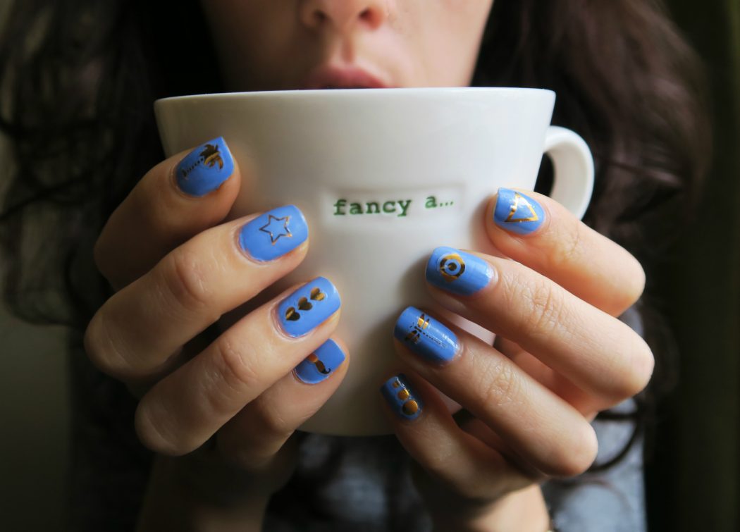 50+ Coolest Wedding Nail Design Ideas 70 nails-inc-flash-pack-nail-tattoos-r35