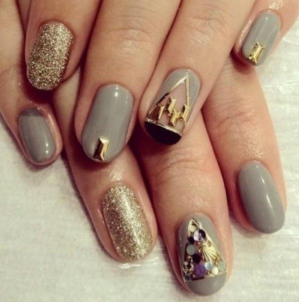 89+ Astonishing New Year's Eve Nail Design Ideas for Winter 25 New Years Eve Nail Art Design Ideas 2017 (23)