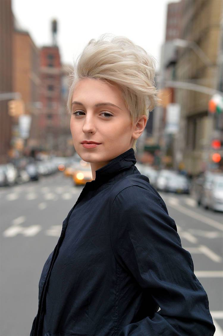 Sexiest Prom Hairstyles for Short Hairs 23 Platinum Undercut Hairstyle