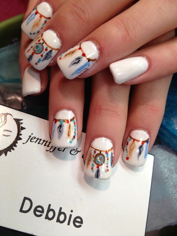 13-Feather-nail-art