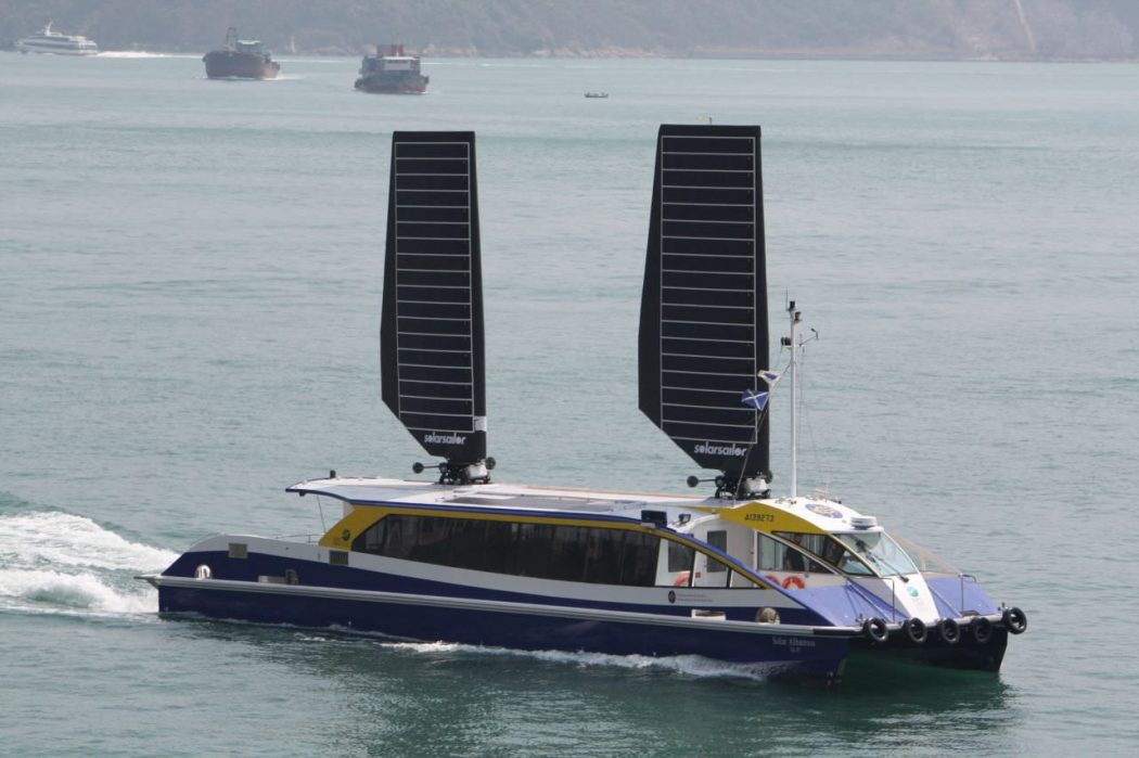 Solar Sailor Sun-Powered Catamaran