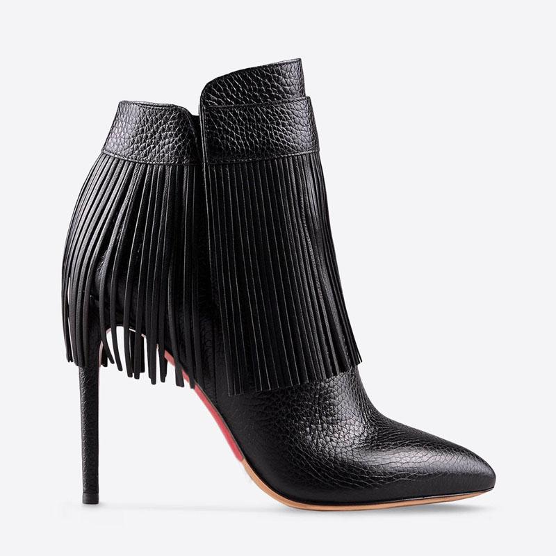 Fringing Boots2 Top 10 Most Stylish Boot Trends - 18