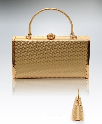Gucci golden handbag