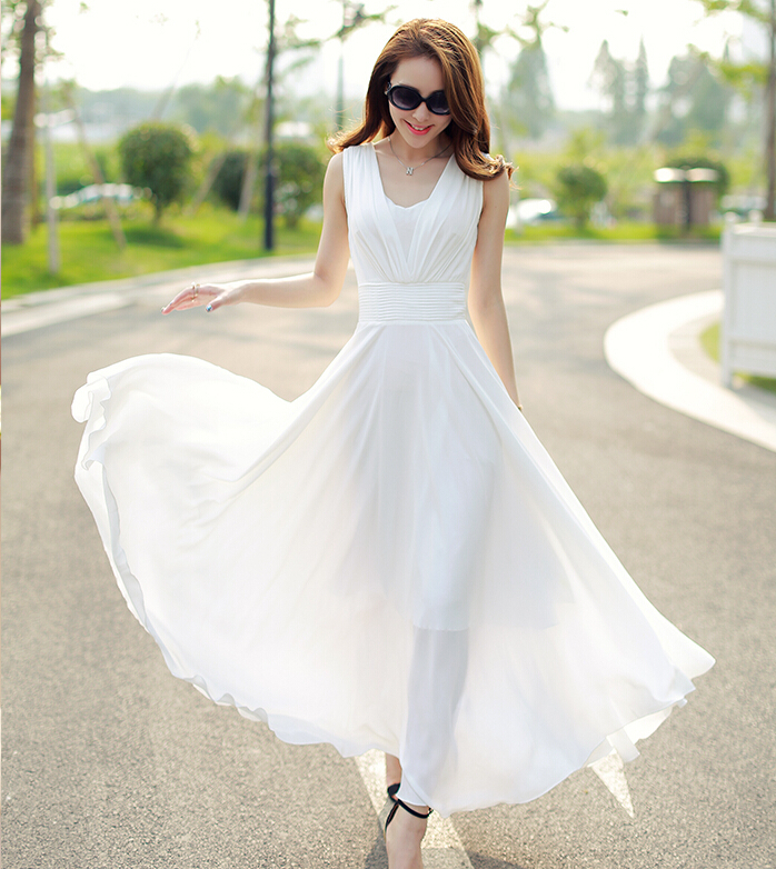 Long-Dresses 20+ Hottest White Party Outfits Ideas for Women in 2020