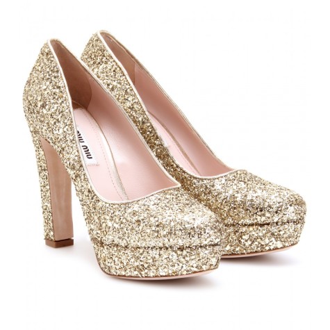 Stop Here ! Know How To Select The Best Golden And Silver Jewelry For Different Occasions ? 24 MiuMiu golden shoes