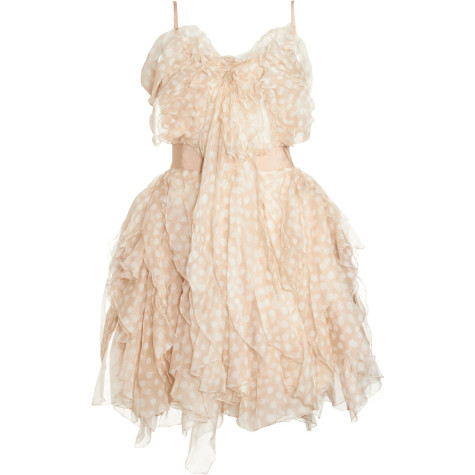 Stop Here ! Know How To Select The Best Golden And Silver Jewelry For Different Occasions ? 39 Nina Ricci ~ Ruffled cocktail dress