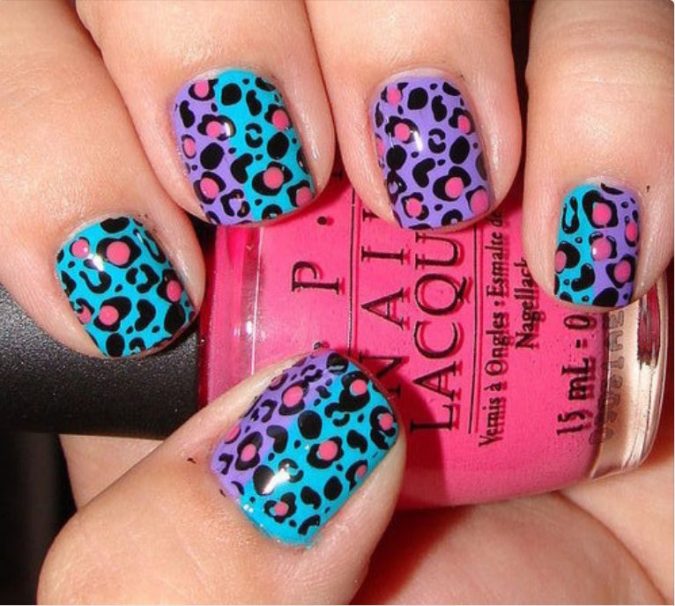 best-animal-print-nails7-675x606 6 Most Stylish Leopard and Cheetah Nail Designs