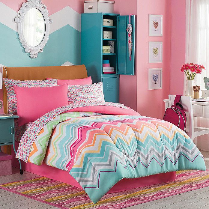 comforter-shams-sheets-chevron-multi-color-rainbow 5 Main Bedroom Design Ideas For 2022