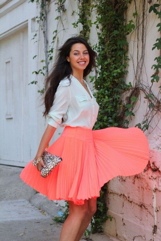 coral and tangerine outfits (4)