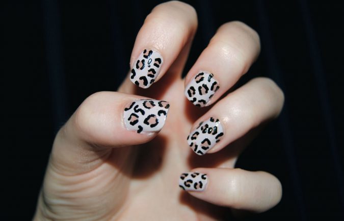 leopard print nails 005