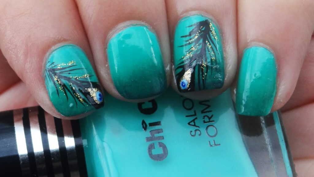 36 Easiest Feather Nail Art Designs 3 maxresdefault