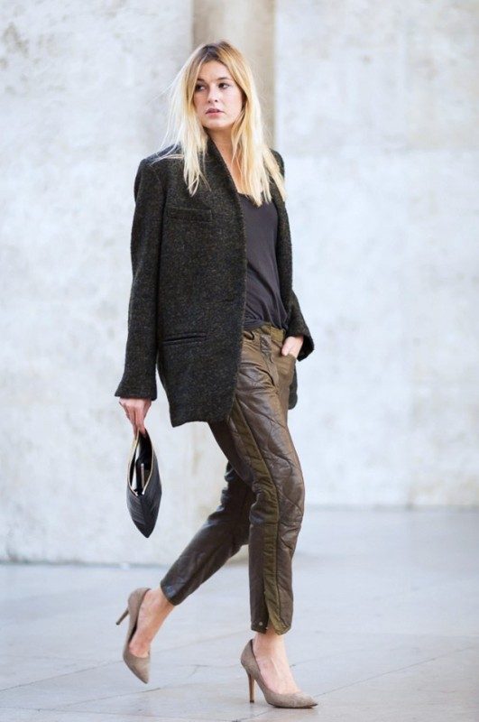 15 Hottest Fashion Color Trends You'll Love 68 olive green and khaki outfits (6)