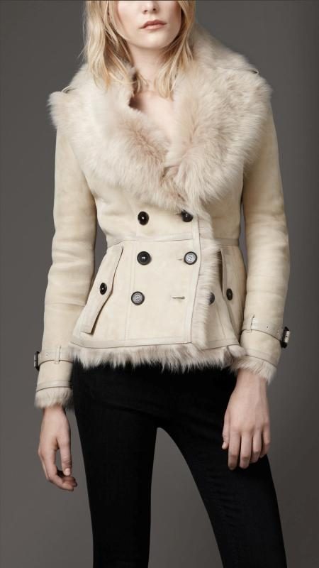 shearling coats and jackets