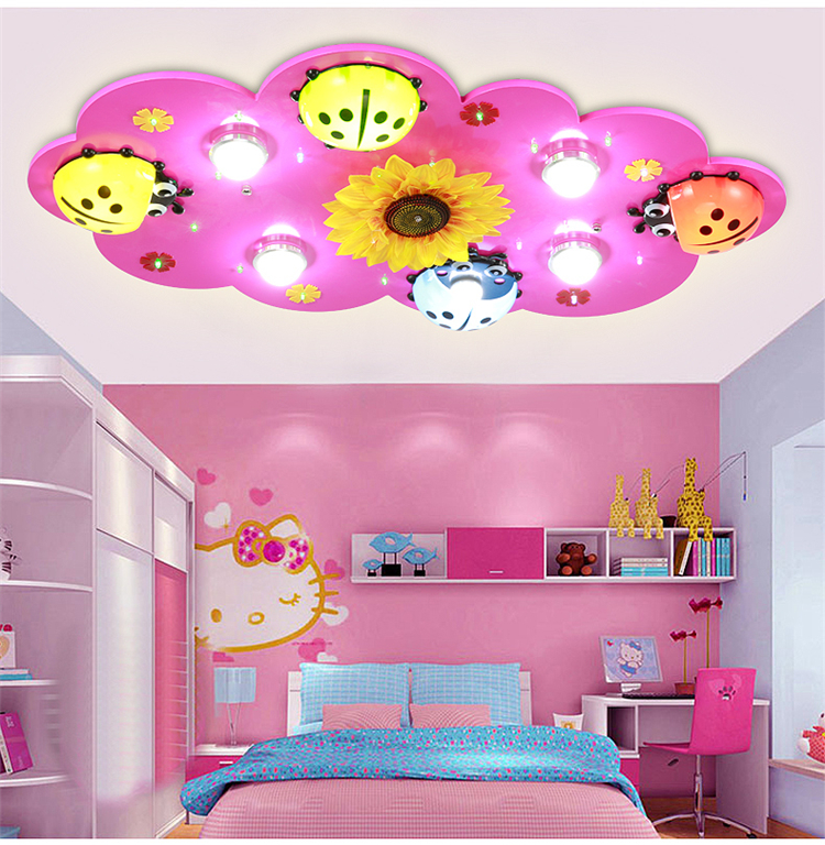 Children-s-font-b-room-b-font-lights-boys-and-girls-LED-ceiling-light-creative-cartoon +25 Marvelous Kids’ Rooms Ceiling Designs Ideas