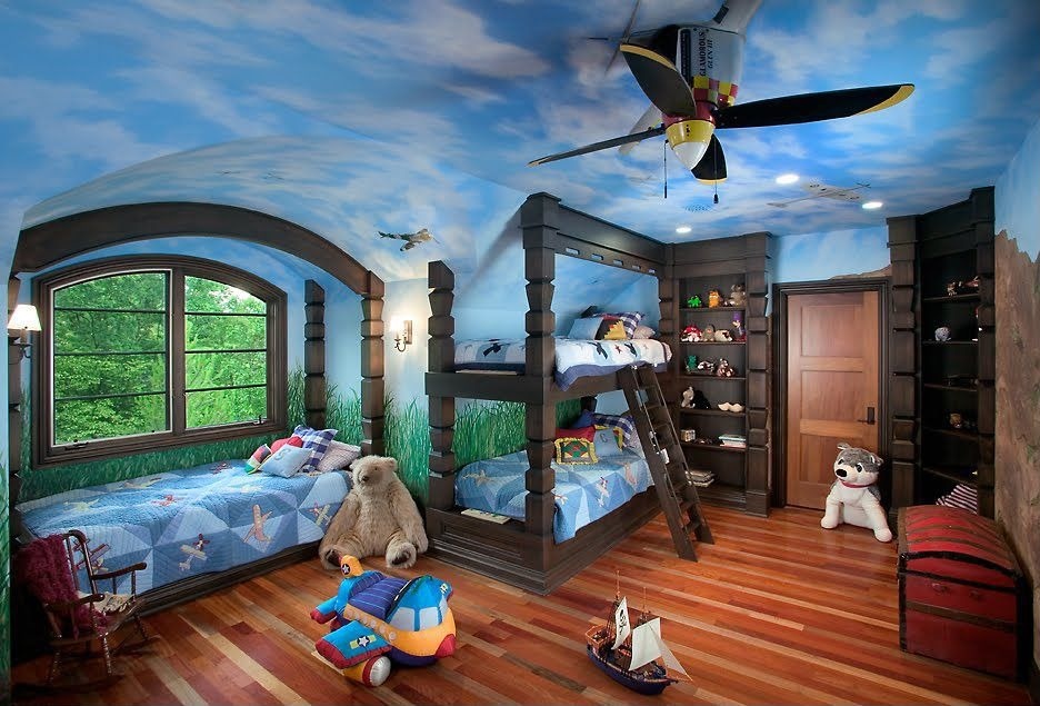 Childrens-Ceiling-Fans-Theme +25 Marvelous Kids’ Rooms Ceiling Designs Ideas