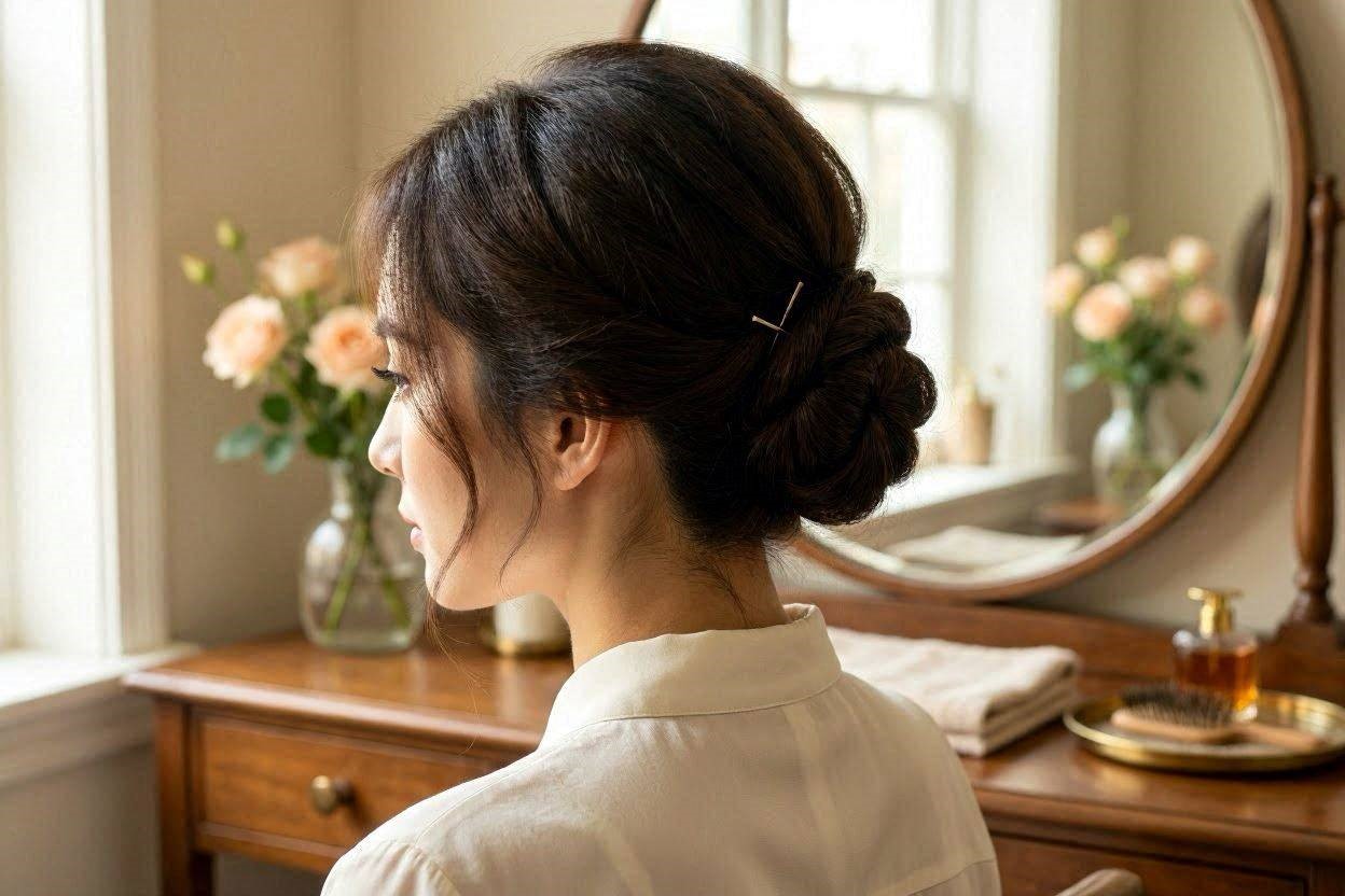 Most Trendy Classic Prom Hairstyles of Long Hairs 5 Classic Low Chignon Most Trendy Classic Prom Hairstyles of Long Hairs - 4 Prom Hairstyles of Long Hairs