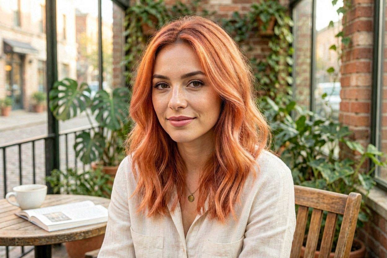 10 Coolest Hair Colors for Next summer 6 Copper Peach hair color 10 Coolest Hair Colors for Next summer - 6 coolest hair colors