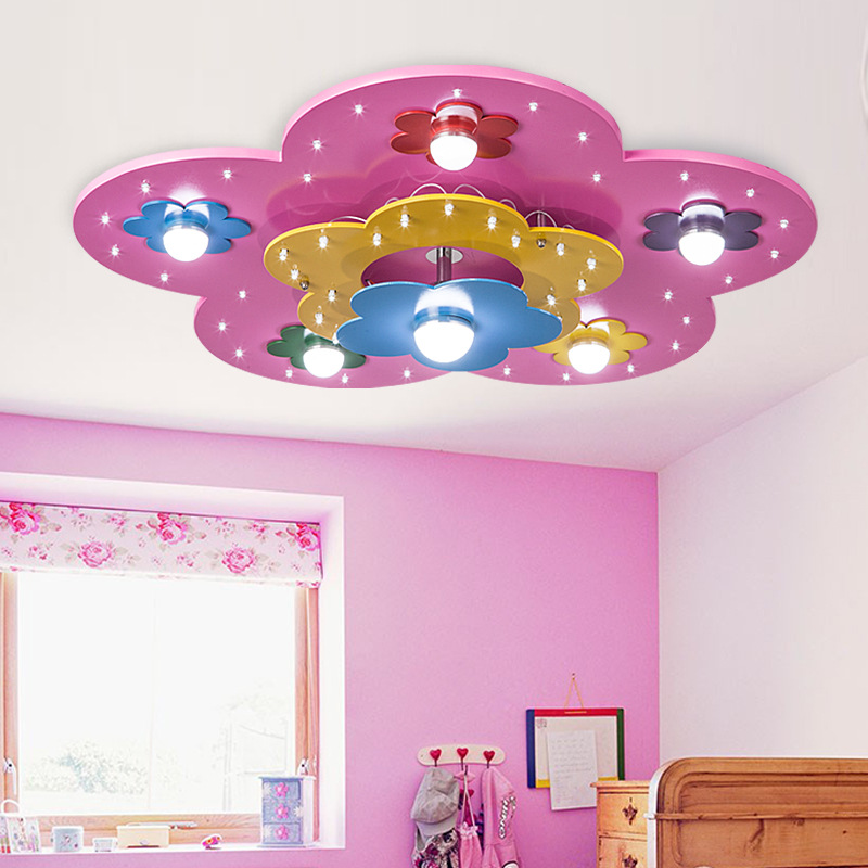 for-children-s-room-colorful-flower-shape-decorative-lights-high-quality-environmental-wooden-kids-modern-led