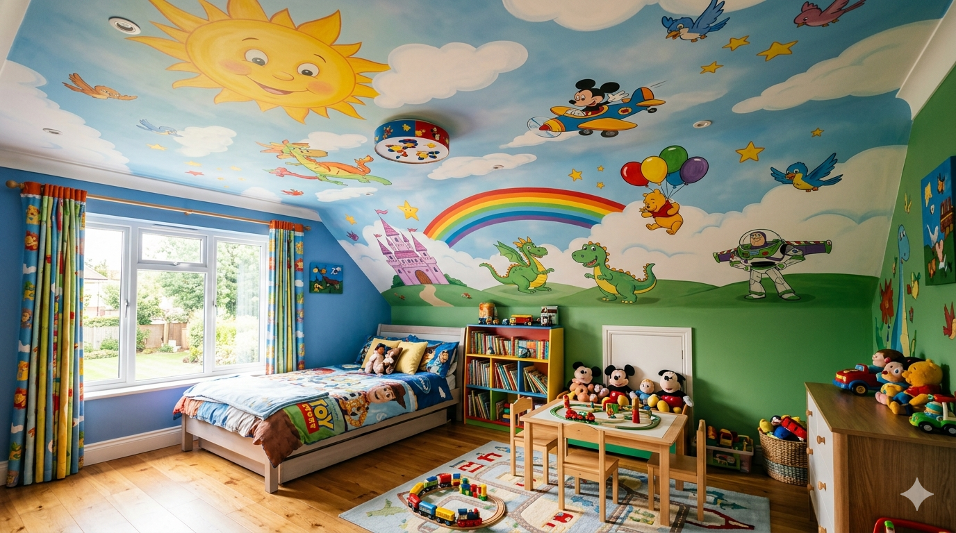 Top 16 Trendy Marvelous Kids’ Rooms Ceiling Designs Ideas 14 Cartoon and Character Inspired Ceiling Designs Top 16 Trendy Marvelous Kids’ Rooms Ceiling Designs Ideas - 14