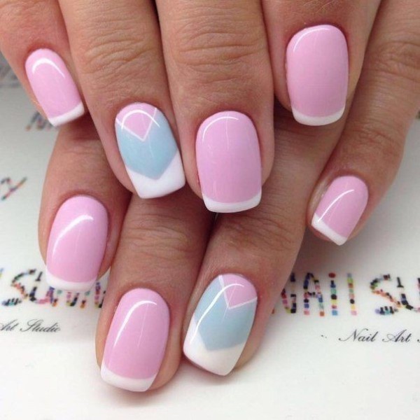 French-manicure-18 28+ Dazzling Nail Polish Trends You Must Try in 2022