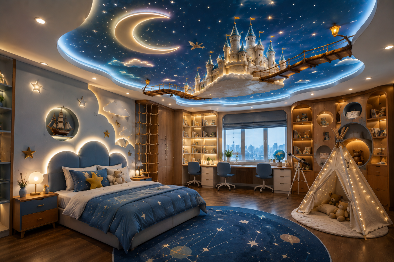 Top 16 Trendy Marvelous Kids’ Rooms Ceiling Designs Ideas 19 Personalized Custom Ceiling Designs Made Around Your Childs Dreams Top 16 Trendy Marvelous Kids’ Rooms Ceiling Designs Ideas - 19