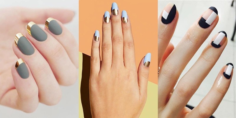 Two-colors-16 28+ Dazzling Nail Polish Trends You Must Try in 2022