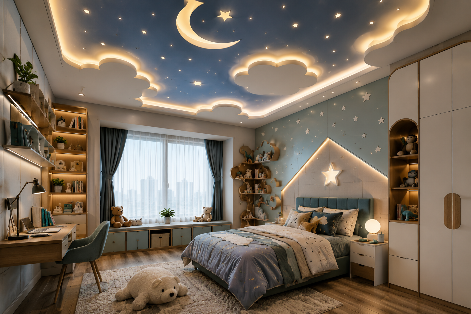 Top 16 Trendy Marvelous Kids’ Rooms Ceiling Designs Ideas 2 Why Kids Room Ceiling Designs Matter in Modern Interior Design Top 16 Trendy Marvelous Kids’ Rooms Ceiling Designs Ideas - 2