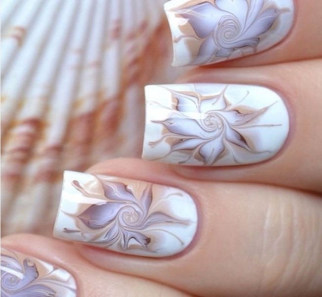 marble-nails-11 28+ Dazzling Nail Polish Trends You Must Try in 2022