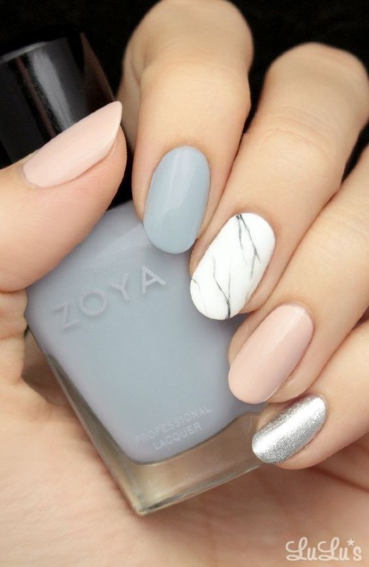 marble-nails 28+ Dazzling Nail Polish Trends You Must Try in 2022