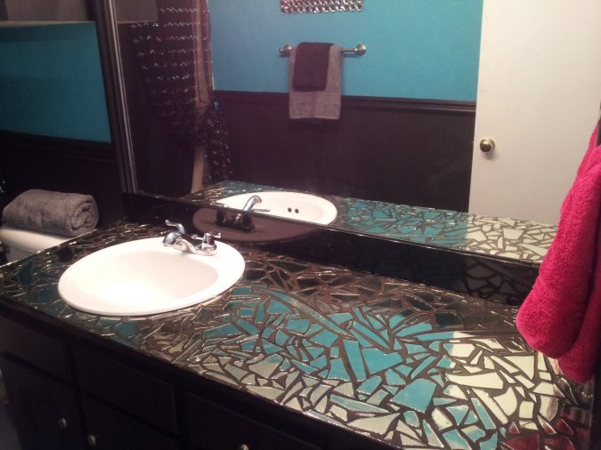 DIY-broken-mirror0-675x506 Latest Trends: Best 27+ Bathroom Mirror Designs