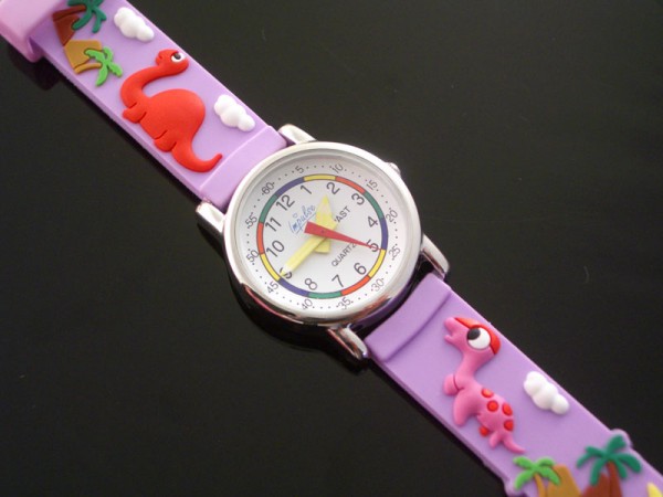 DinosaurPink3 75 Amazing Kids Watches Designs