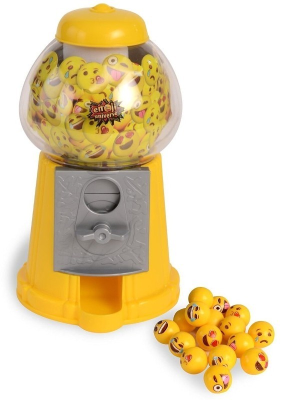 Lovely emoji gumball machine for kids 