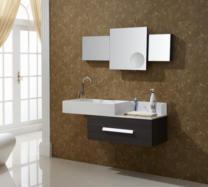 His-and-hers-mirrors6-675x608 Latest Trends: Best 27+ Bathroom Mirror Designs
