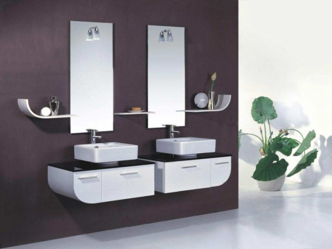 His-and-hers-mirrors7-675x506 Latest Trends: Best 27+ Bathroom Mirror Designs